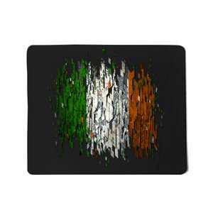 Cool Torn Irish Ireland Flag St. Patrick's Day Mousepad