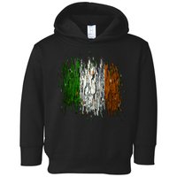 Cool Torn Irish Ireland Flag St. Patrick's Day Toddler Hoodie