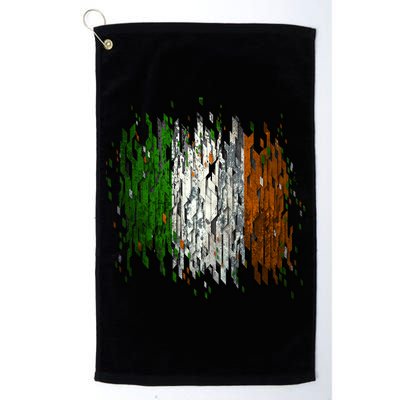 Cool Torn Irish Ireland Flag St. Patrick's Day Golf Towel