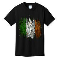 Cool Torn Irish Ireland Flag St. Patrick's Day Kids T-Shirt