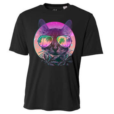 Cool Tropical Shade Cat Cooling Performance Crew T-Shirt