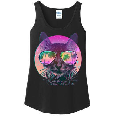 Cool Tropical Shade Cat Ladies Essential Tank