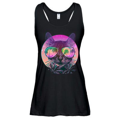 Cool Tropical Shade Cat Ladies Essential Flowy Tank