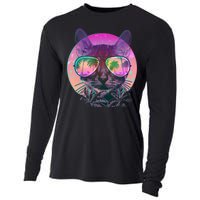 Cool Tropical Shade Cat Cooling Performance Long Sleeve Crew