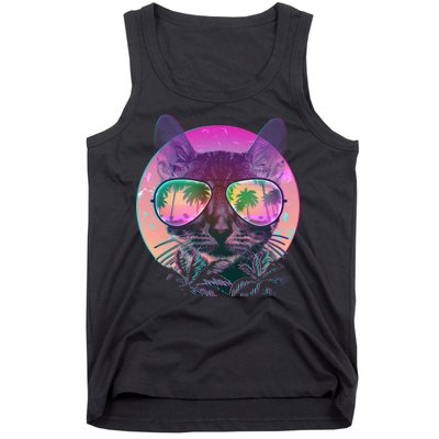 Cool Tropical Shade Cat Tank Top