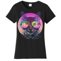 Cool Tropical Shade Cat Women's T-Shirt