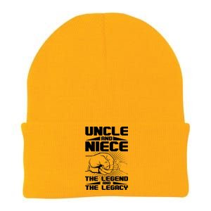 Cool Uncle And Niece The Legend And The Legacy Knit Cap Winter Beanie