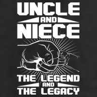 Cool Uncle And Niece The Legend And The Legacy 7 Panel Mesh Trucker Snapback Hat