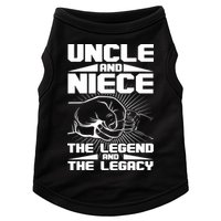 Cool Uncle And Niece The Legend And The Legacy Doggie Tank