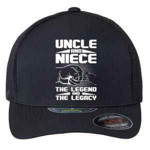 Cool Uncle And Niece The Legend And The Legacy Flexfit Unipanel Trucker Cap