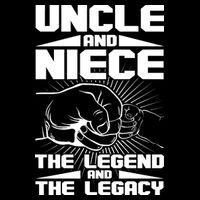 Cool Uncle And Niece The Legend And The Legacy Apron