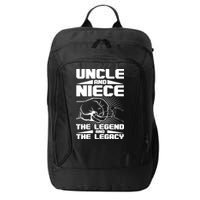 Cool Uncle And Niece The Legend And The Legacy City Backpack