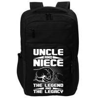 Cool Uncle And Niece The Legend And The Legacy Impact Tech Backpack