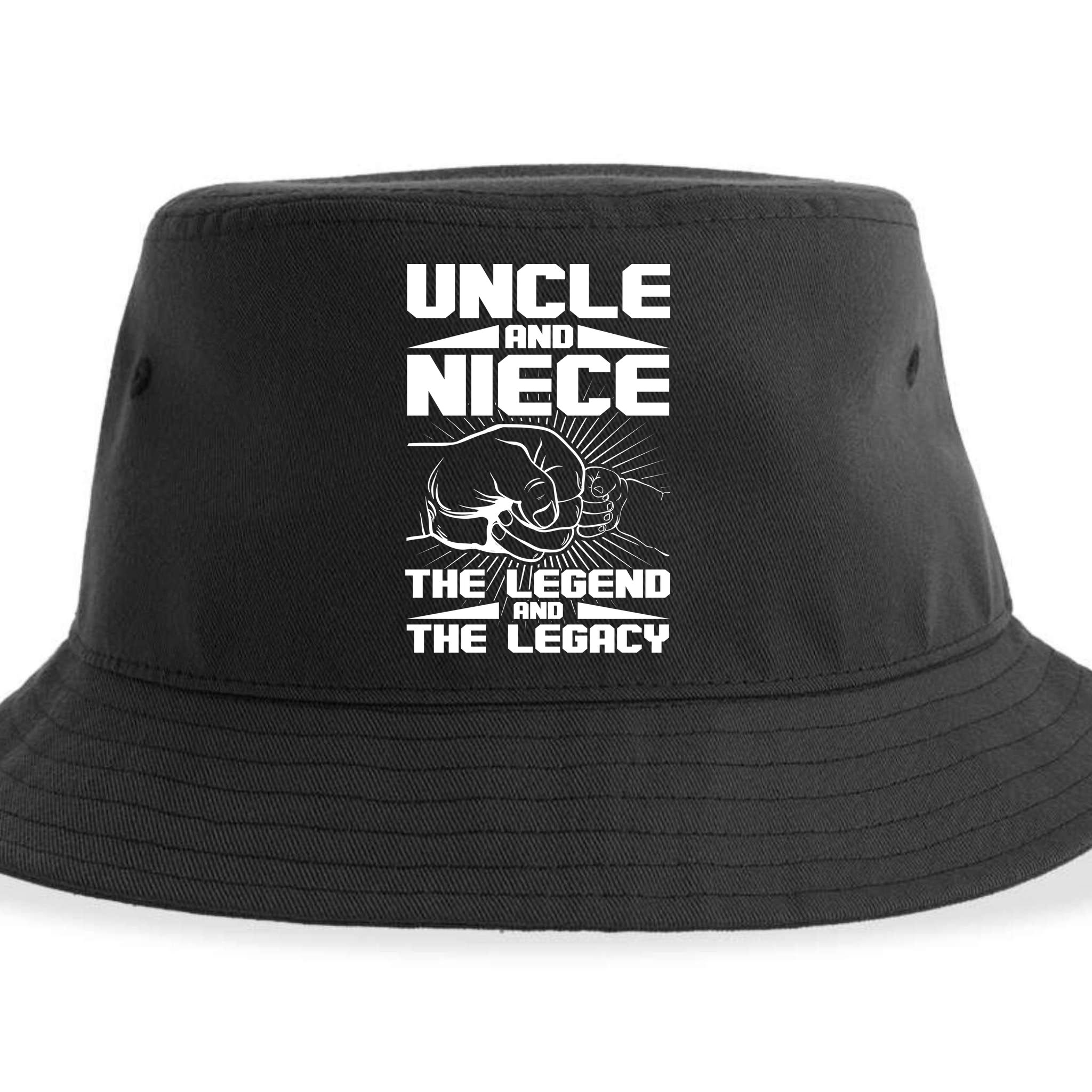 Cool Uncle And Niece The Legend And The Legacy Sustainable Bucket Hat