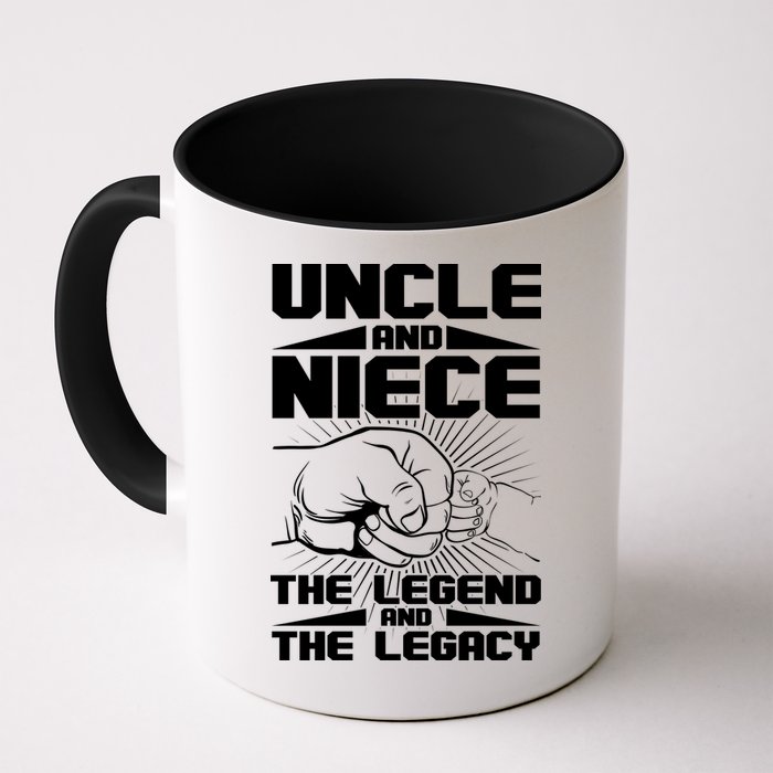 Cool Uncle And Niece The Legend And The Legacy Mug