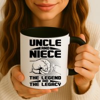 Cool Uncle And Niece The Legend And The Legacy Mug