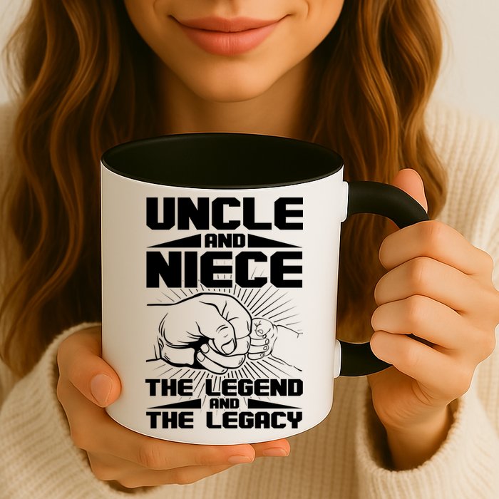 Cool Uncle And Niece The Legend And The Legacy Mug