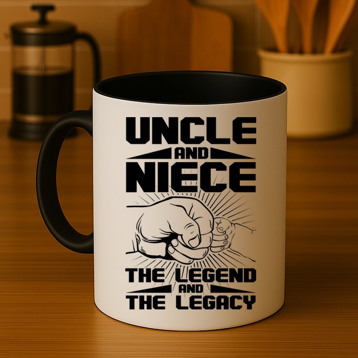 Cool Uncle And Niece The Legend And The Legacy Mug