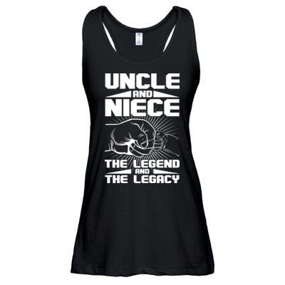 Cool Uncle And Niece The Legend And The Legacy Ladies Essential Flowy Tank