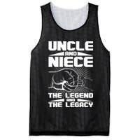 Cool Uncle And Niece The Legend And The Legacy Mesh Reversible Basketball Jersey Tank