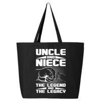 Cool Uncle And Niece The Legend And The Legacy 25L Jumbo Tote