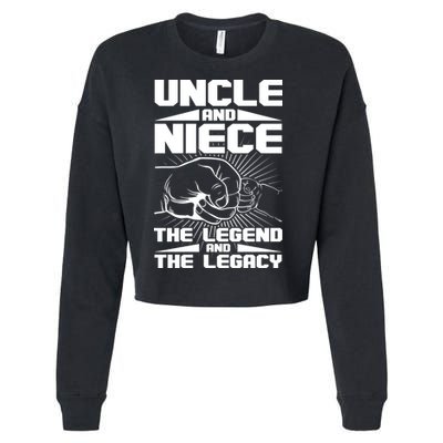 Cool Uncle And Niece The Legend And The Legacy Cropped Pullover Crew