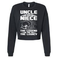 Cool Uncle And Niece The Legend And The Legacy Cropped Pullover Crew