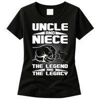 Cool Uncle And Niece The Legend And The Legacy Womens T-Shirt