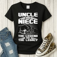 Cool Uncle And Niece The Legend And The Legacy Womens T-Shirt