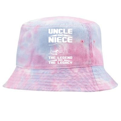 Cool Uncle And Niece The Legend And The Legacy Tie-Dyed Bucket Hat