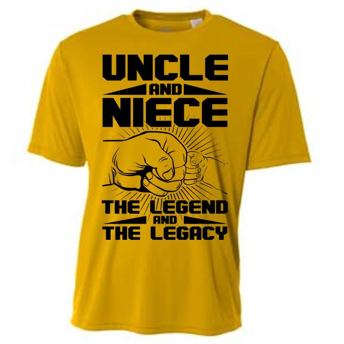 Cool Uncle And Niece The Legend And The Legacy Cooling Performance Crew T-Shirt