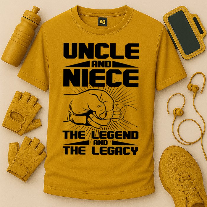 Cool Uncle And Niece The Legend And The Legacy Performance Shirt