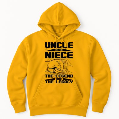 Cool Uncle And Niece The Legend And The Legacy Hoodie