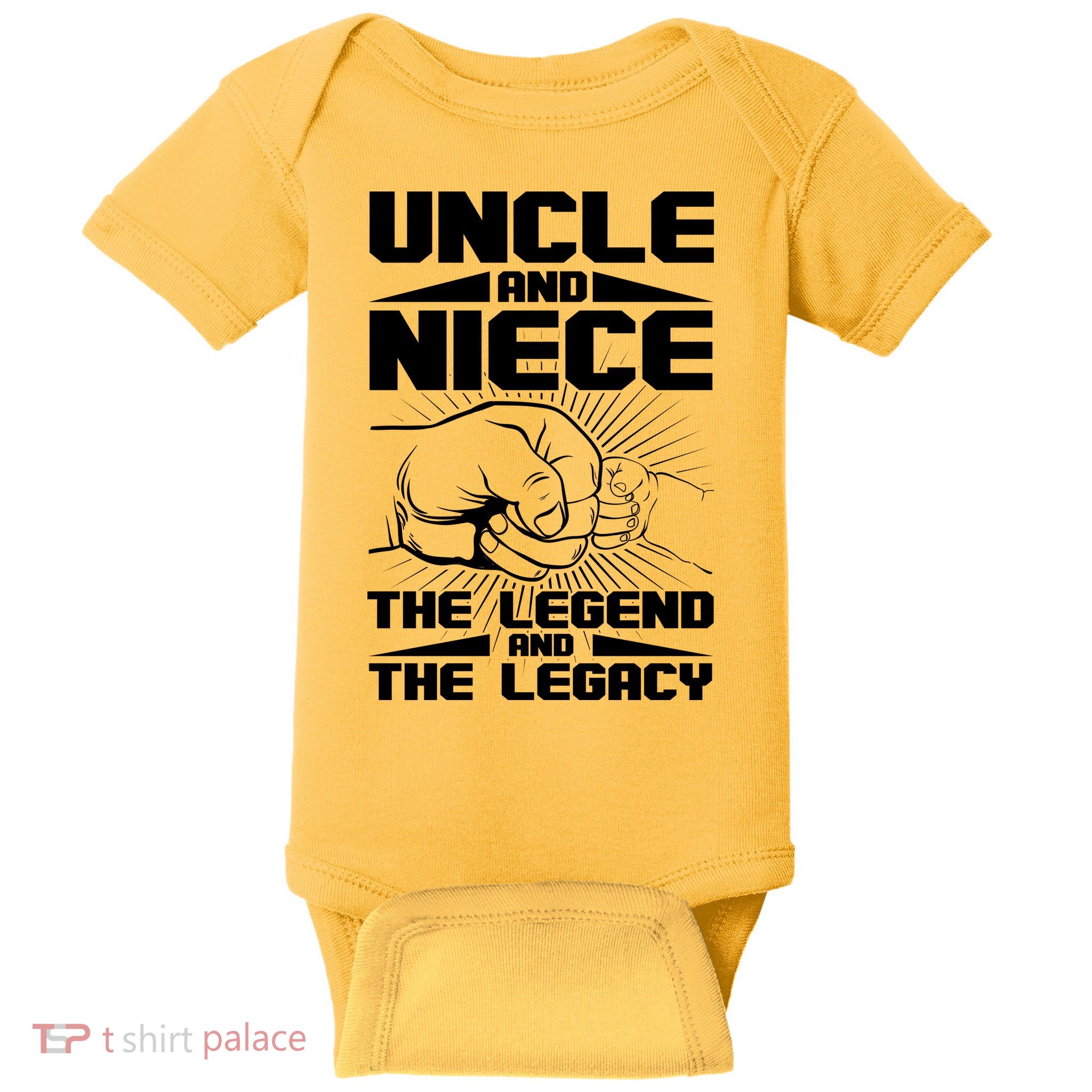 Cool Uncle And Niece The Legend And The Legacy Baby Bodysuit