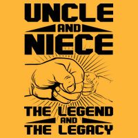 Cool Uncle And Niece The Legend And The Legacy Baby Bodysuit