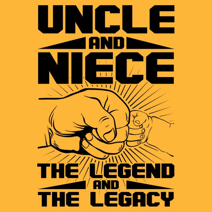 Cool Uncle And Niece The Legend And The Legacy Baby Bodysuit