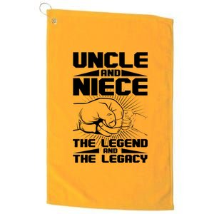 Cool Uncle And Niece The Legend And The Legacy Platinum Collection Golf Towel