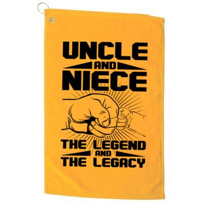 Cool Uncle And Niece The Legend And The Legacy Golf Towel