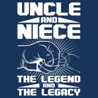 Cool Uncle And Niece The Legend And The Legacy Infant Baby Jersey Bodysuit
