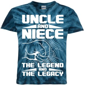 Cool Uncle And Niece The Legend And The Legacy Kids Tie-Dye T-Shirt