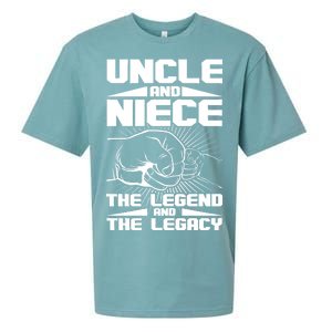 Cool Uncle And Niece The Legend And The Legacy Sueded Cloud Jersey T-Shirt