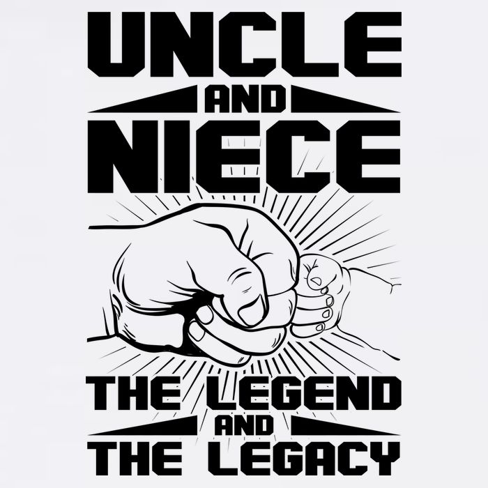 Cool Uncle And Niece The Legend And The Legacy Garment-Dyed Sweatshirt