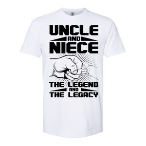 Cool Uncle And Niece The Legend And The Legacy Softstyle CVC T-Shirt