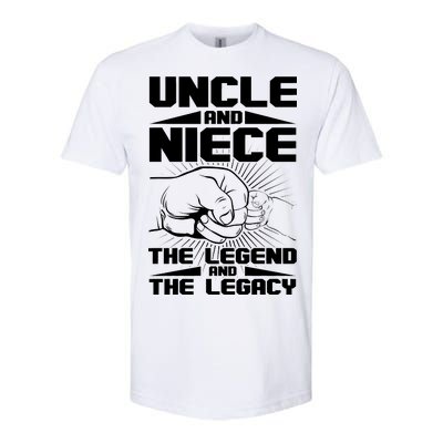 Cool Uncle And Niece The Legend And The Legacy Softstyle CVC T-Shirt