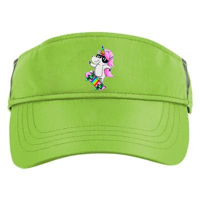 Cool Unicorn Skating Adult Drive Performance Visor