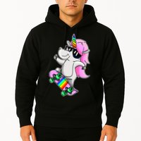 Cool Unicorn Skating Hoodie