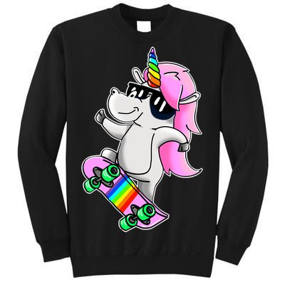 Cool Unicorn Skating Sweatshirt