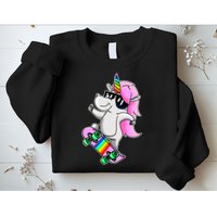 Cool Unicorn Skating Sweatshirt