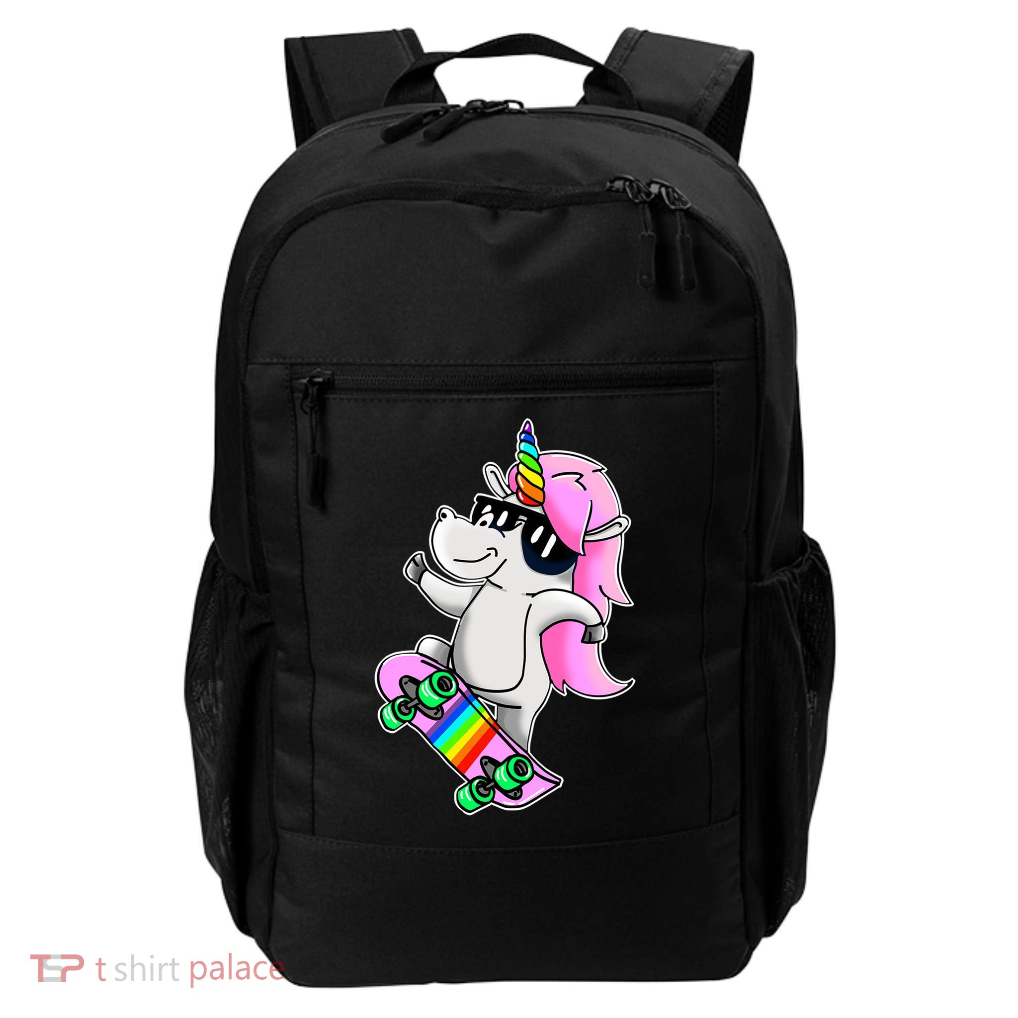 Cool Unicorn Skating Daily Commute Backpack