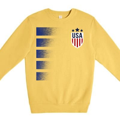 Cool USA Soccer Premium Crewneck Sweatshirt